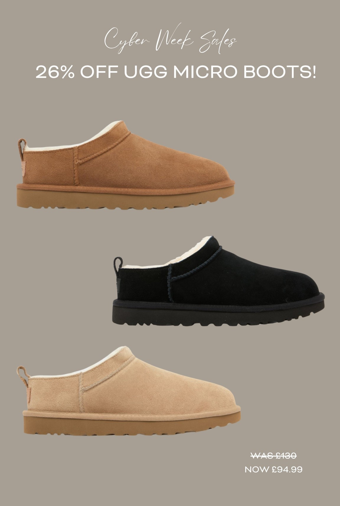 26% off ugg micro boots! So great for gifting 🤎🧸

#LTKuk #LTKgiftguide #LTKCyberWeek