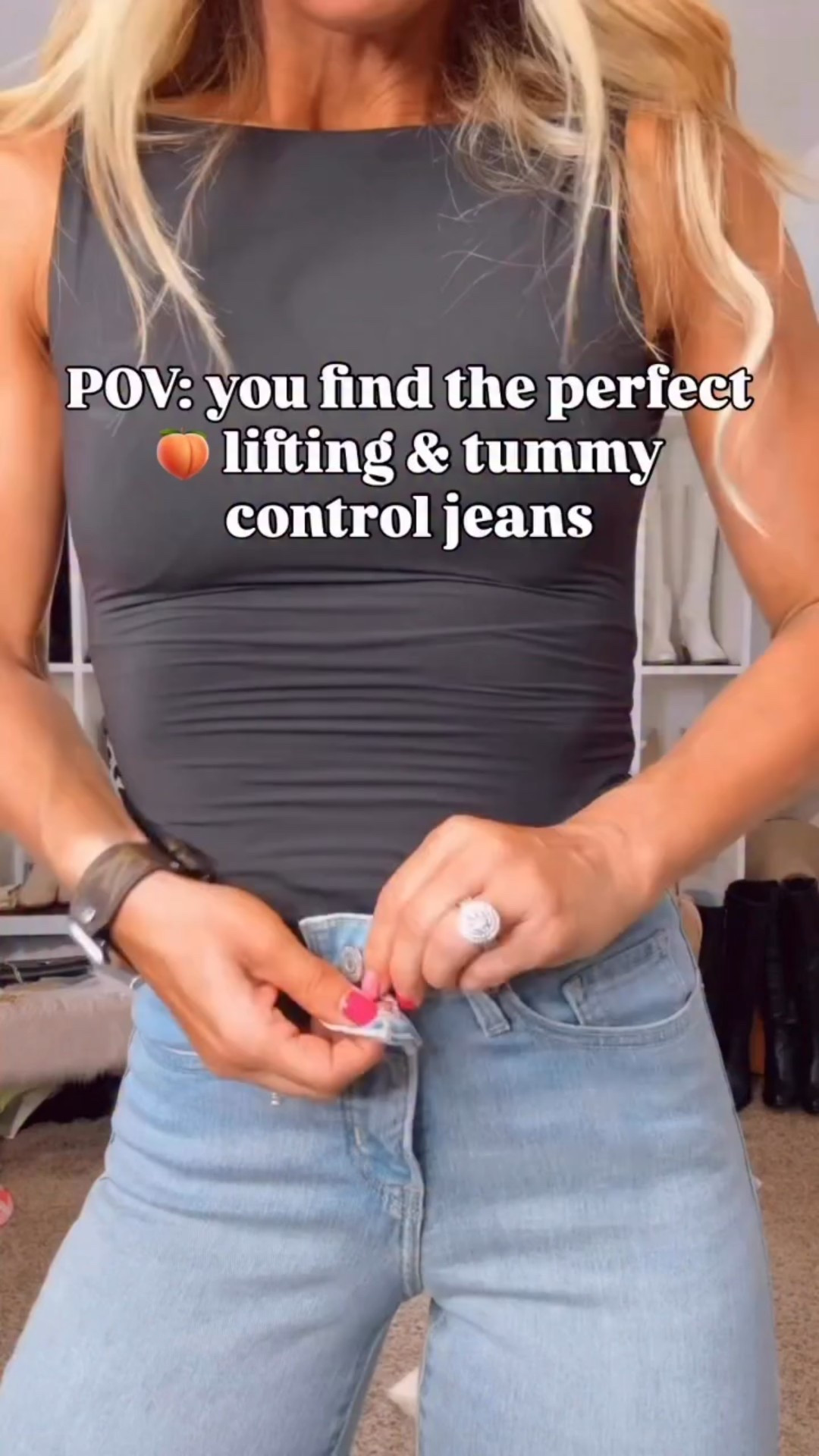 The most perfect viral jeans- tummy control panel & sooo comfy! 

I’m wearing size 24 and xs in built in bra top! Perfect for spring and summer. 

Amazon find, Amazon haul, Amazon fashion finds, Amazon style, Amazon favorites, Amazon jeans, jeans haul, jeans tryon, Amazon faves, Amazon date night outfit, date night ootd, date night outfit, jeans outfit 

#amazonfashionfinds #amazonfashion #hauls #amazonfavorites #widelegjeans