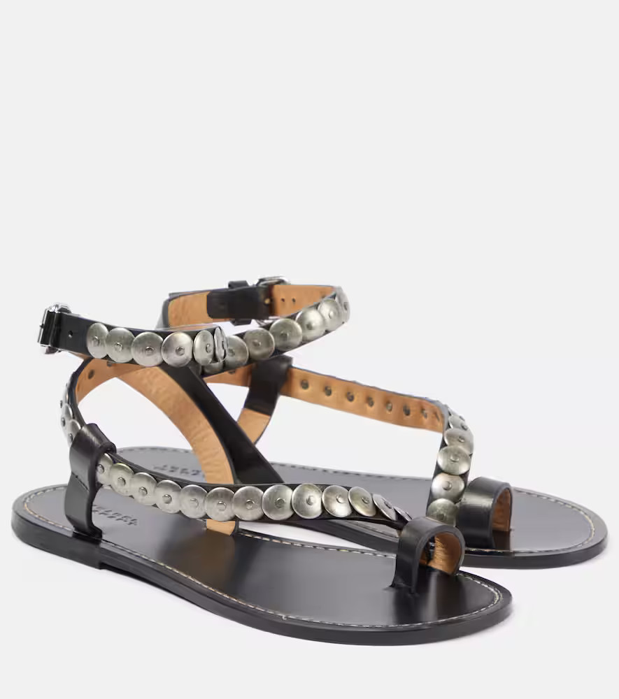 Isabel Marant Sandalias Melte de piel con tachuelas | Mytheresa (INTL)