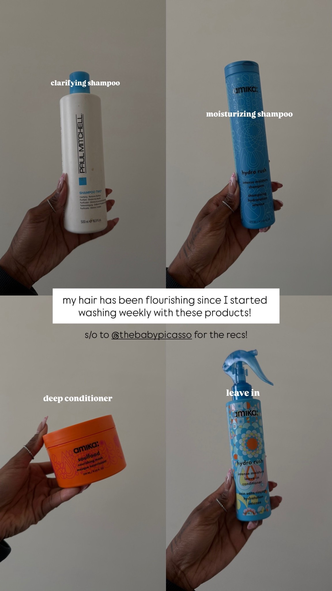 Current natural hair wash day routine!

(Paul Mitchell packaging changed)

#LTKselfcare #LTKBeauty