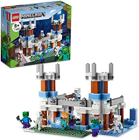 LEGO Minecraft The Ice Castle 21186 Building Toy Set for Kids, Girls,and Boys Ages 8+(499 Pieces) | Amazon (US)