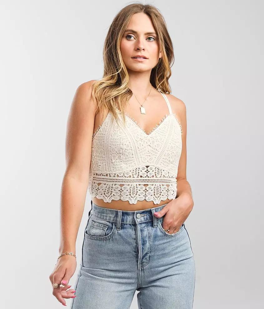 Crochet Full Coverage Bralette | Buckle