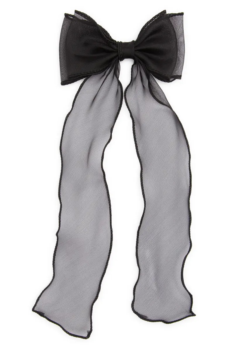 Low Organza Bow Clip | Nordstrom