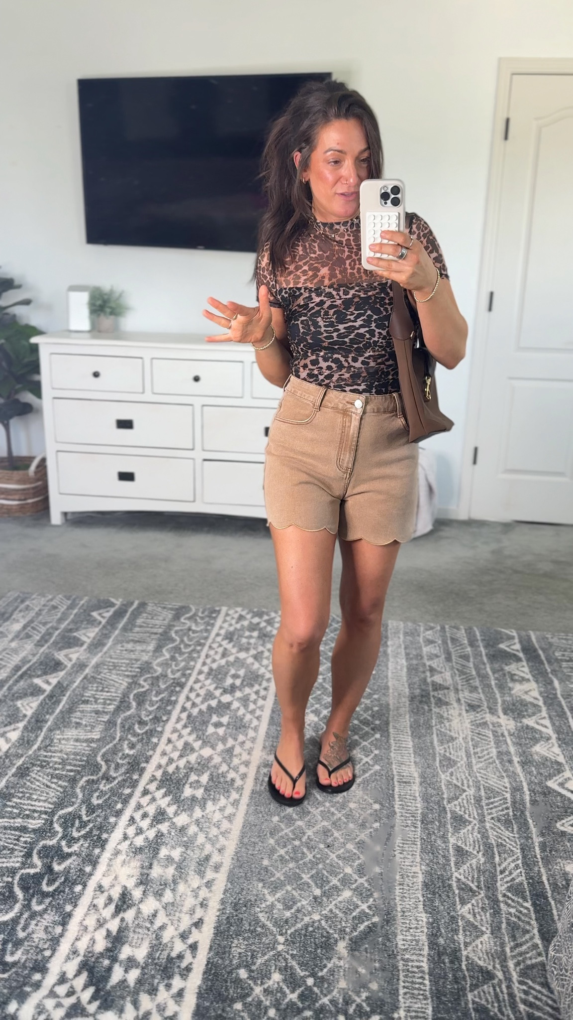 Cute casual date night outfit. Summer outfit. For the animal print girls

#LTKootd #LTKPetite #LTKSaleAlert