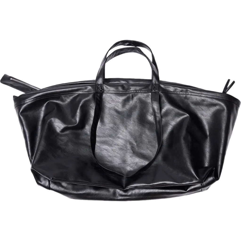 mnml Faux Leather Weekend Bag in Black at Nordstrom | Nordstrom