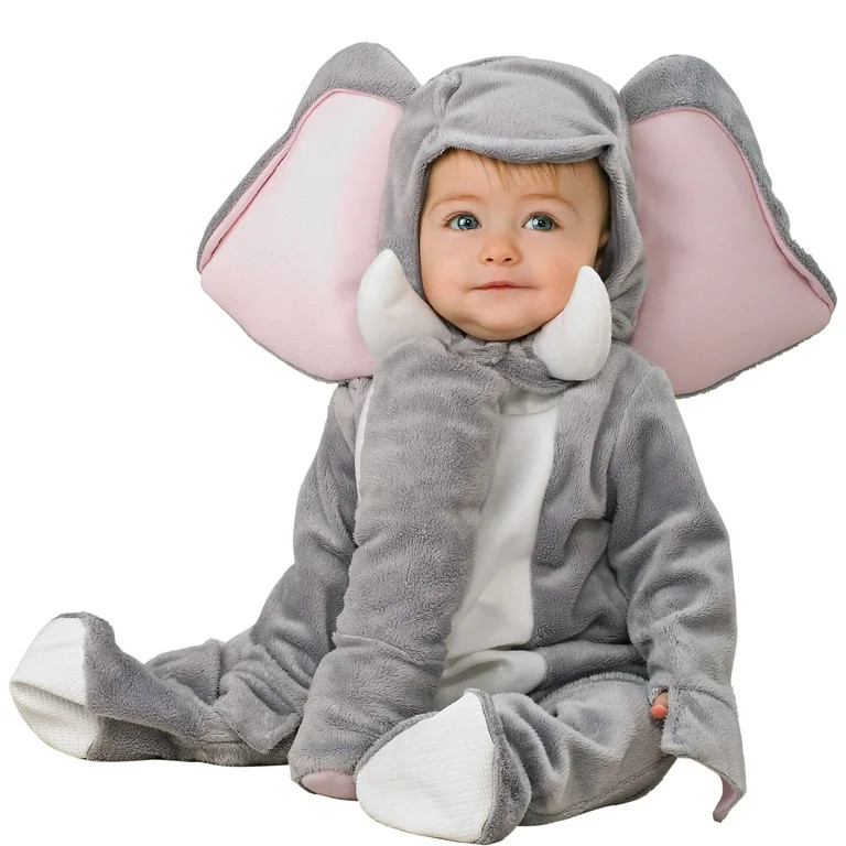 Elephant Halloween Costume for Infant, Size 0-6M, by Way to Celebrate | Walmart (US)