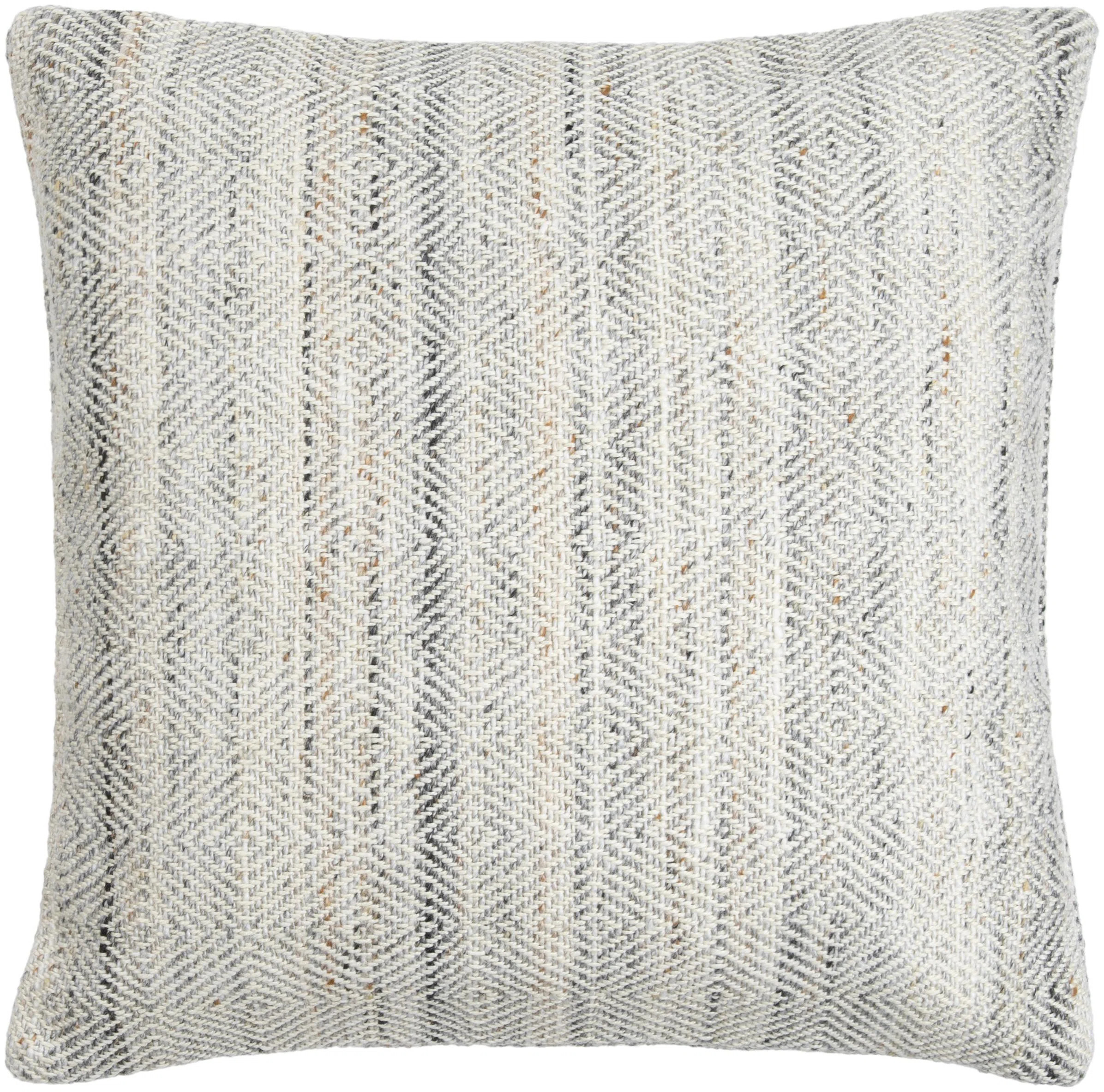 Boulder Synthetic Throw Square Indoor/Outdoor Pillow Cover & Insert | Wayfair North America