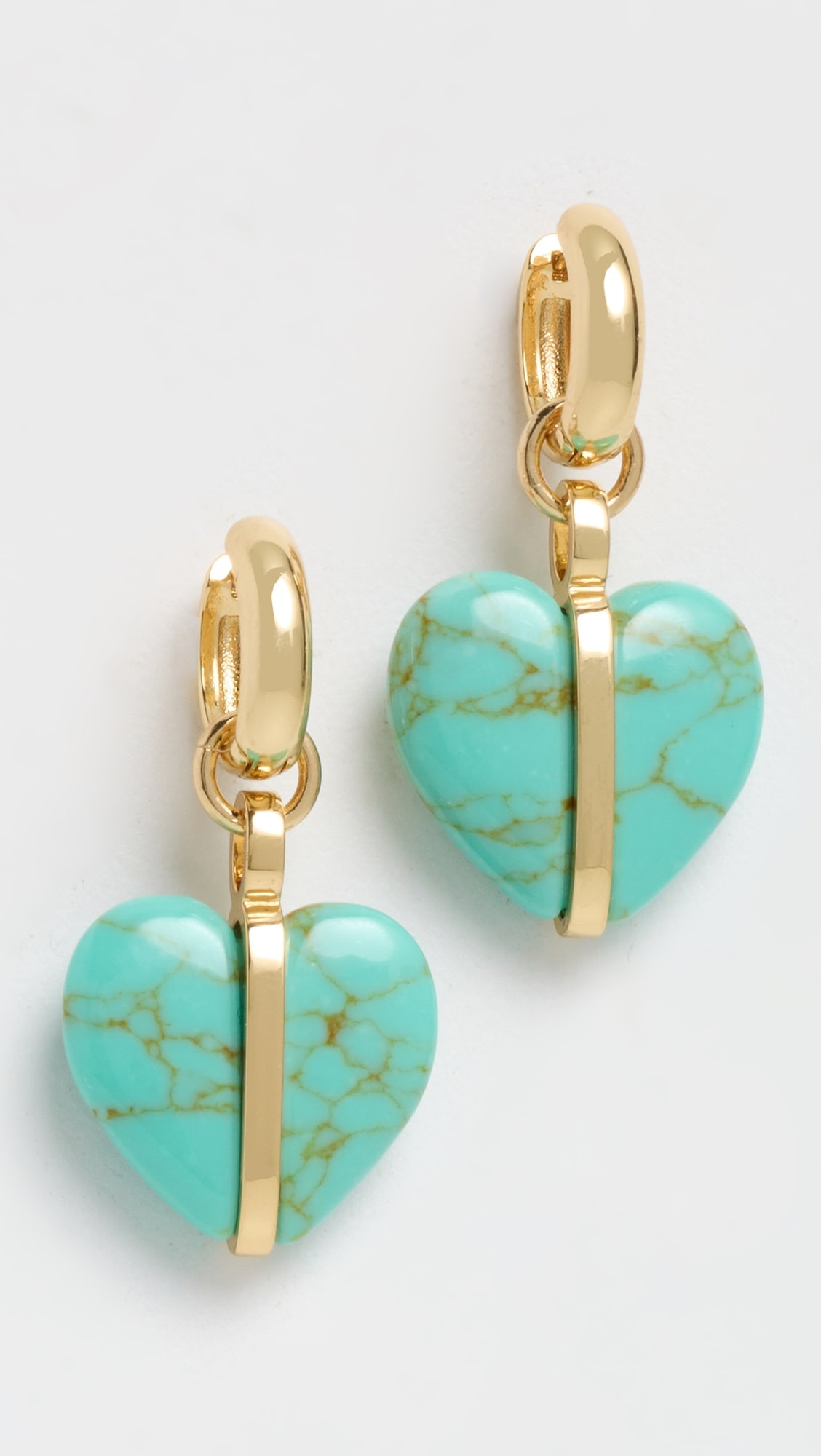 Semi Heart and Cab Charm Earrings | Shopbop