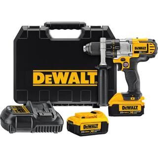 DEWALT 20-Volt MAX Cordless Premium 3-Speed 1/2 in. Drill/Driver with (2) 20-Volt 4.0Ah Batteries, C | The Home Depot