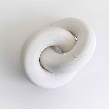 Rool Living Room Decor Wood Knot, White Decor, Shelf Decor Accents, Home Decorations for Living R... | Amazon (US)