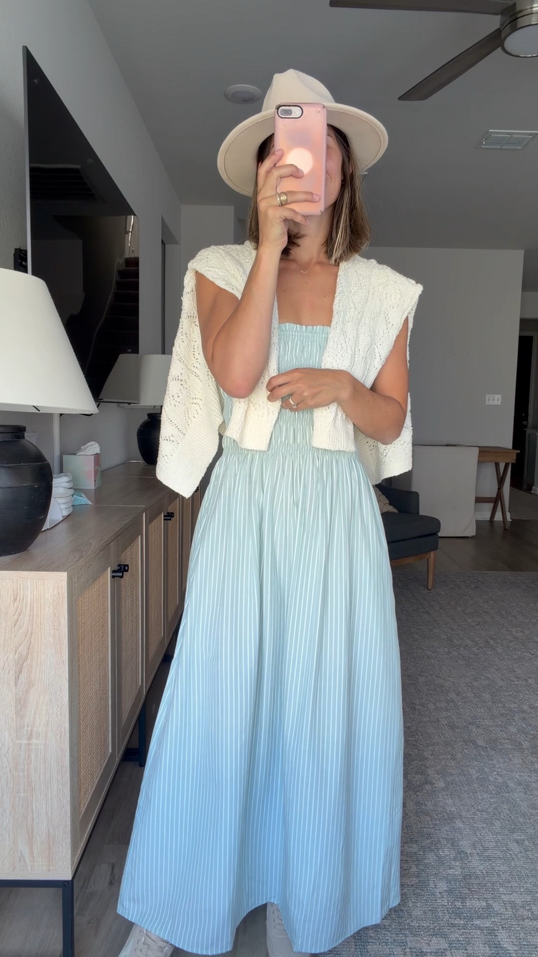 such a great dress for a beach vacation 
-
travel, beach vacation, simple summer sundress, pinstripe dress for summer, summer outfits, summer styling, summer finds, Amazon finds, Amazon dress, Amazon summer finds, style tip

#LTKTravel