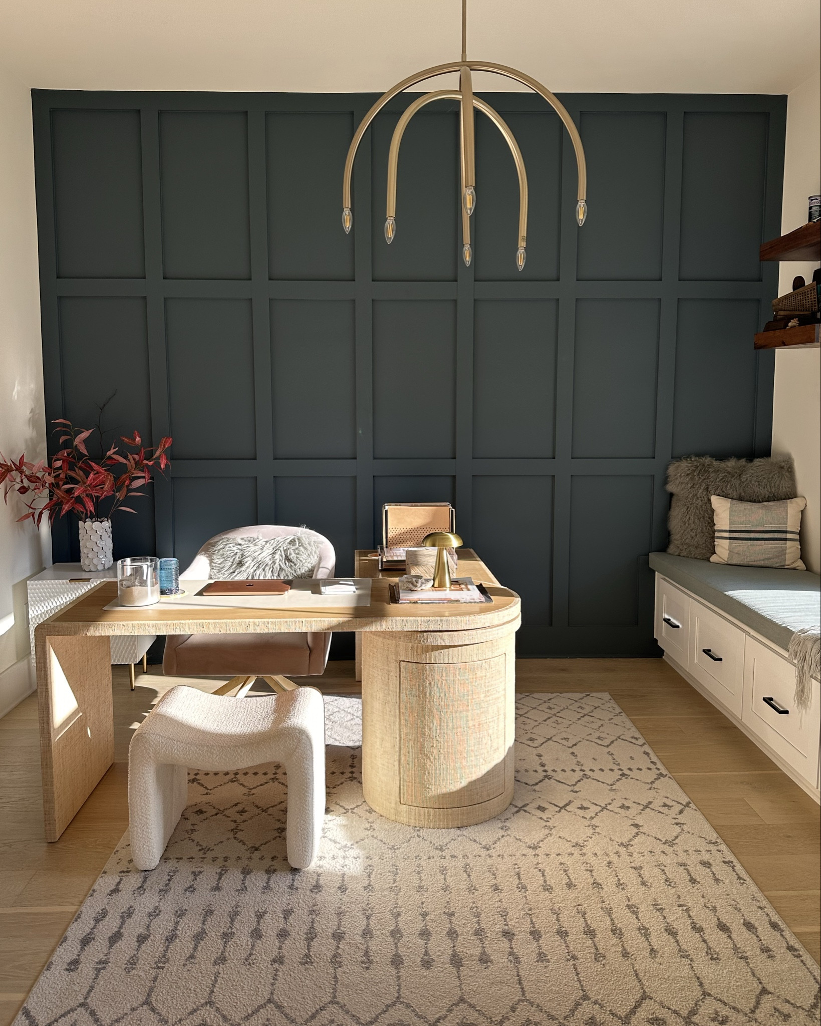 Home office 🤍

360 desk allows for different configurations to fit your space

paint color: Sherwin Williams - needlepoint navy 

#modernorganic #crateandbarrel #westelm #wayfair

#LTKCyberWeek #LTKHoliday #LTKHome