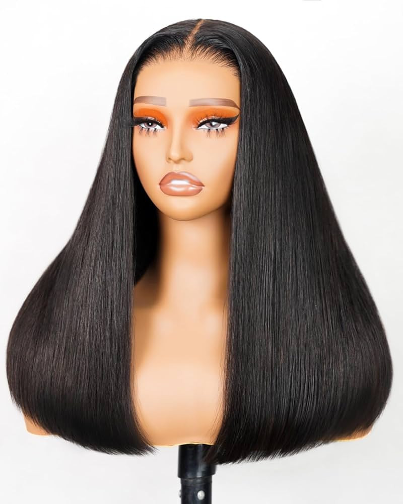 Arabella Hair 5x6 Glueless Wigs Human Hair Pre Plucked Pre Cut 230% Density Glueless Wigs 100% Hu... | Amazon (US)