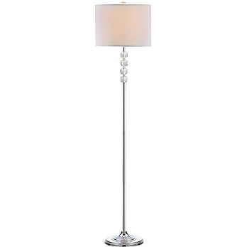 SAFAVIEH Lighting Collection Vendome Clear Crystal/ Chrome 60-inch Living Room Bedroom Home Offic... | Amazon (US)