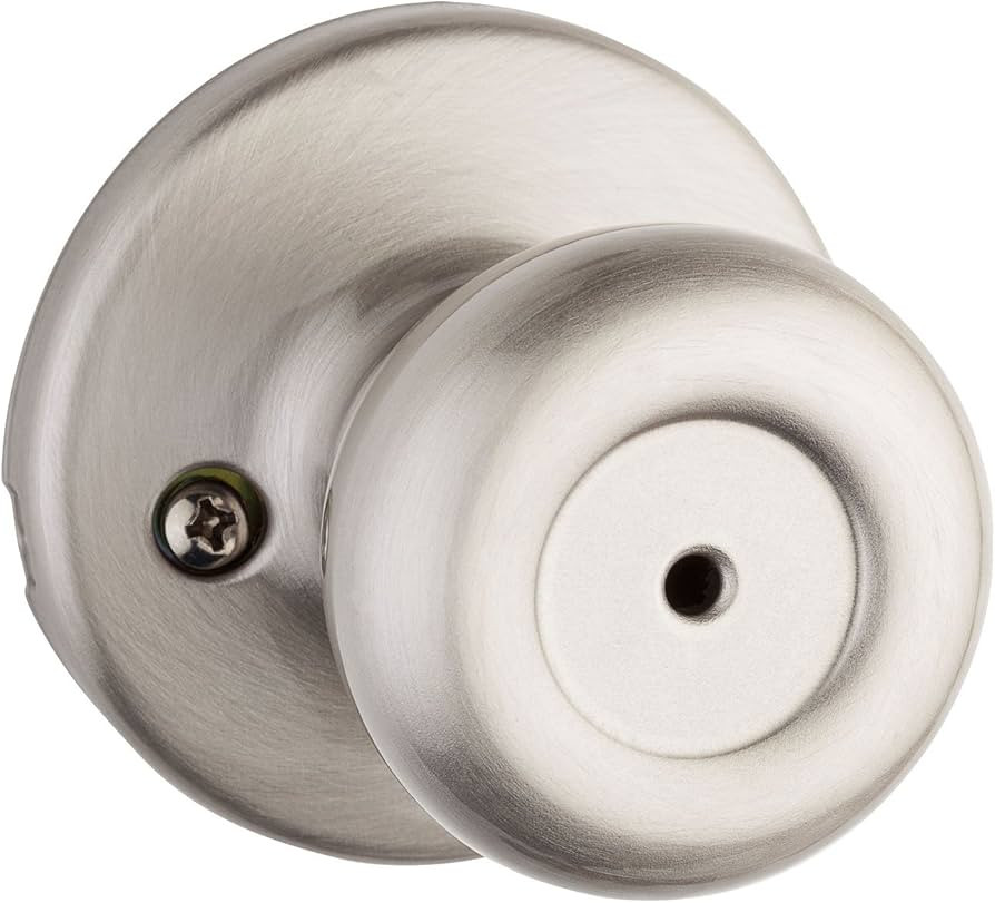 Kwikset 93001-924 Tylo Privacy Bed/Bath Knob In Satin Nickel | Amazon (US)