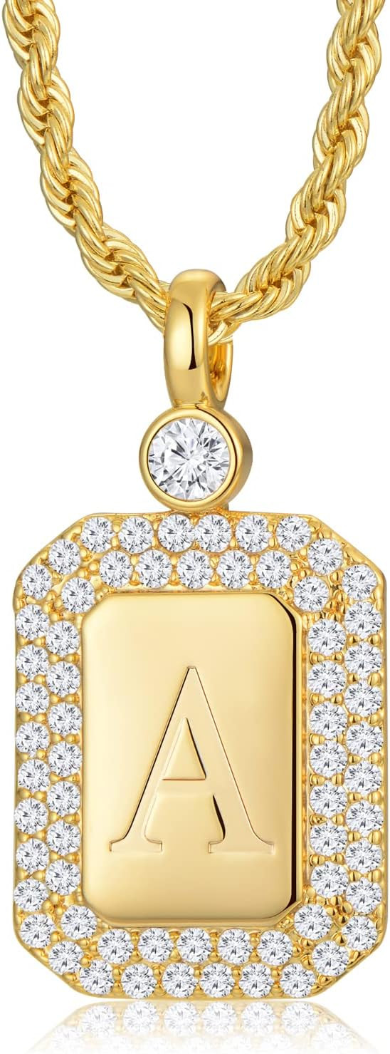 Mothers Day Gift Gold Initial Necklaces for Women, Letter Necklace for Her Birthday Gift for Frie... | Amazon (US)