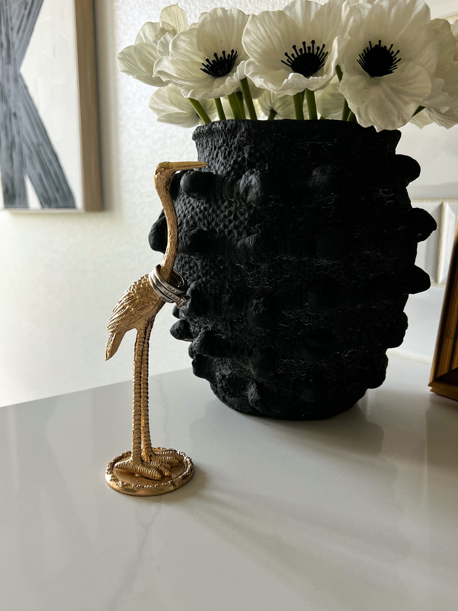 How cute is this Amazon find?! It’s a ring holder for your bathroom counter or bedroom, etc. Comes in two styles/two sizes. Such cute organization! 

Amazon home, brass decor, crane, jewelry organizer, ring organization, affordable home find 

#LTKunder50 #LTKbeauty #LTKhome