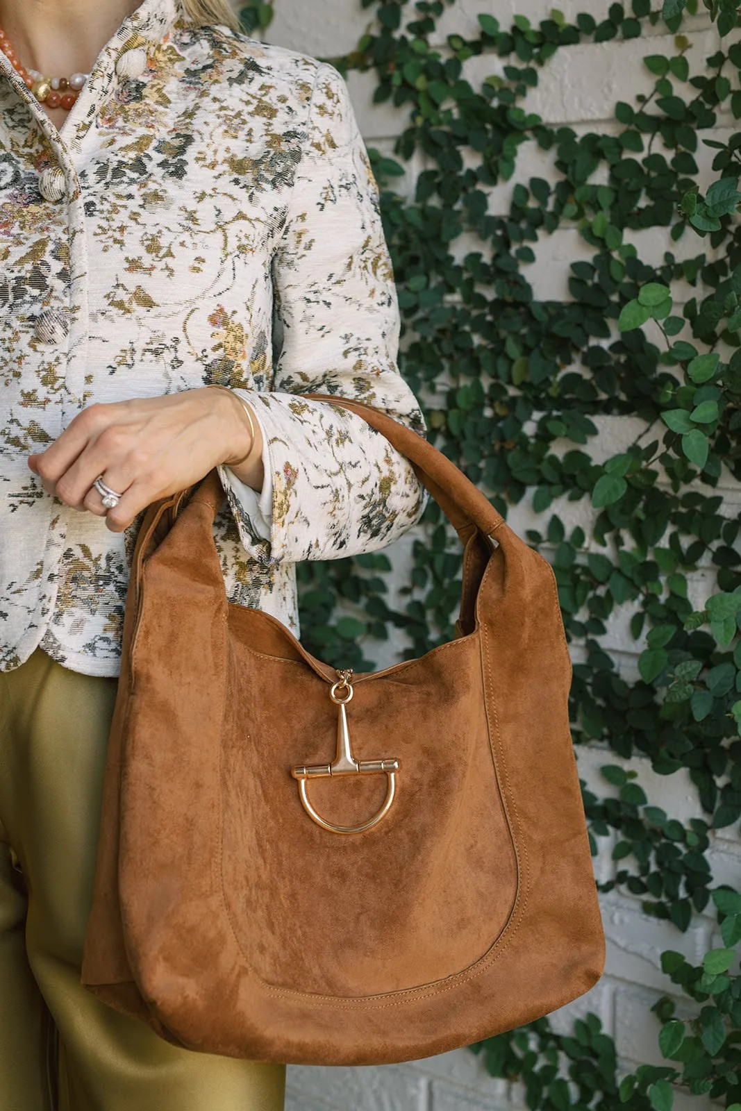 Blair Shoulder Hobo- Faux Suede | Lisi Lerch Inc