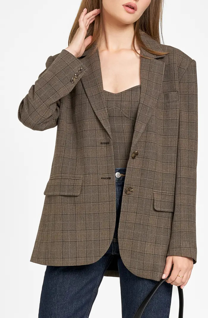 WAYF Amalia Plaid Blazer | Nordstrom | Nordstrom