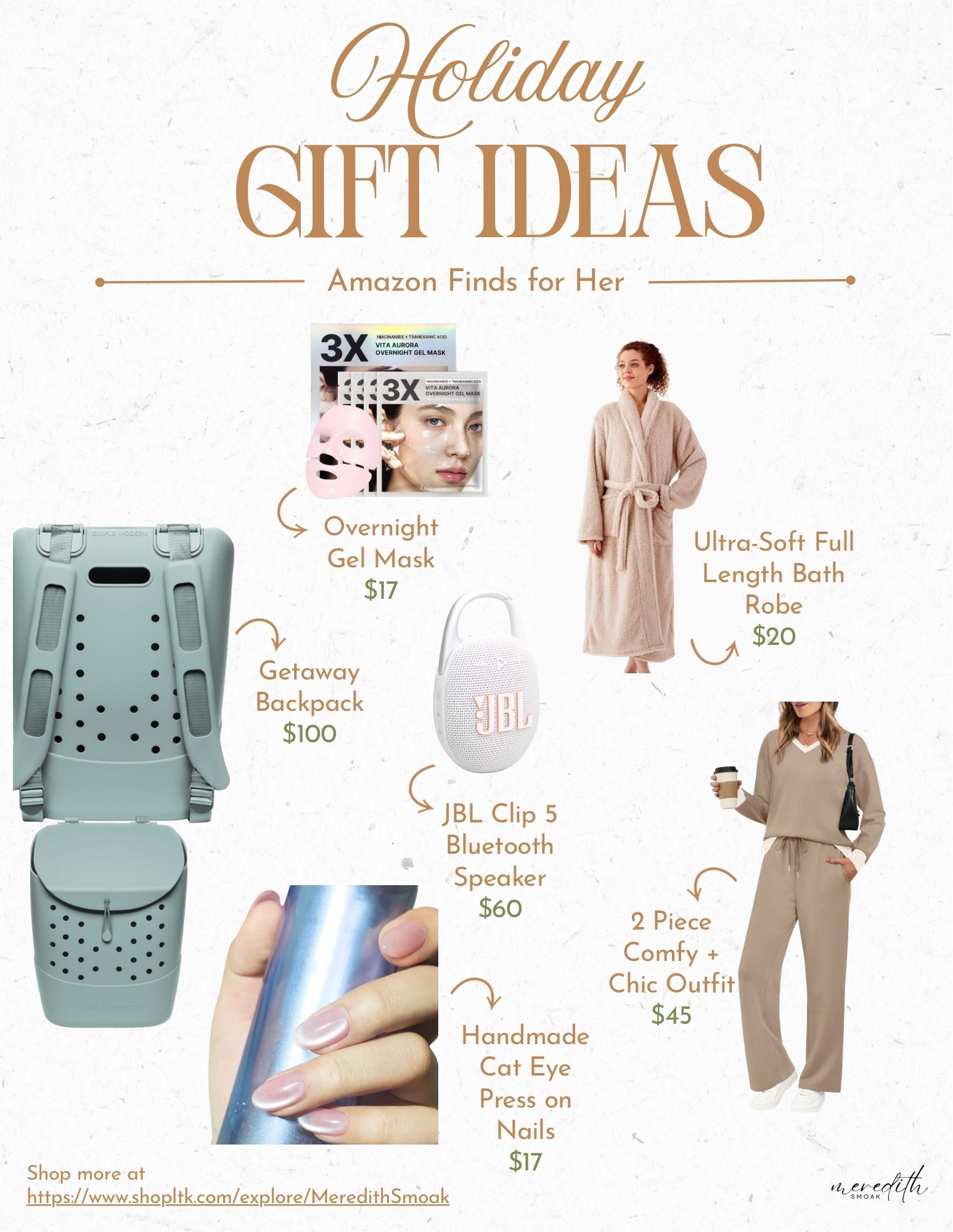 🌟 Holiday Gift Guide for Her 🎁
🌟 Amazon Finds under $100 🏷️
🌟 Delivered before Christmas 🎄
#holidaygiftguide #giftguideforher #giftsforher #ChristmasShopping 


#LTKFindsUnder100 #LTKGiftGuide #LTKHoliday