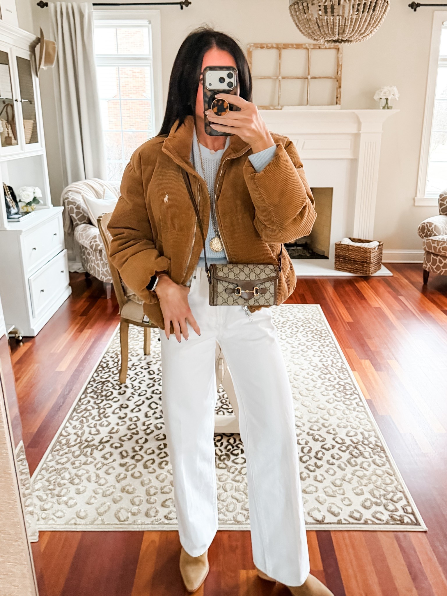 Small sweater and jacket
25R jeans
@Aritzia @gucci 

#LTKOver40 #LTKootd #LTKSeasonal