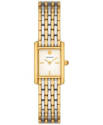 Tory Burch Women's The Eleanor Two-Tone Stainless Steel Bracelet Watch 19mm - Macy's | Macy's