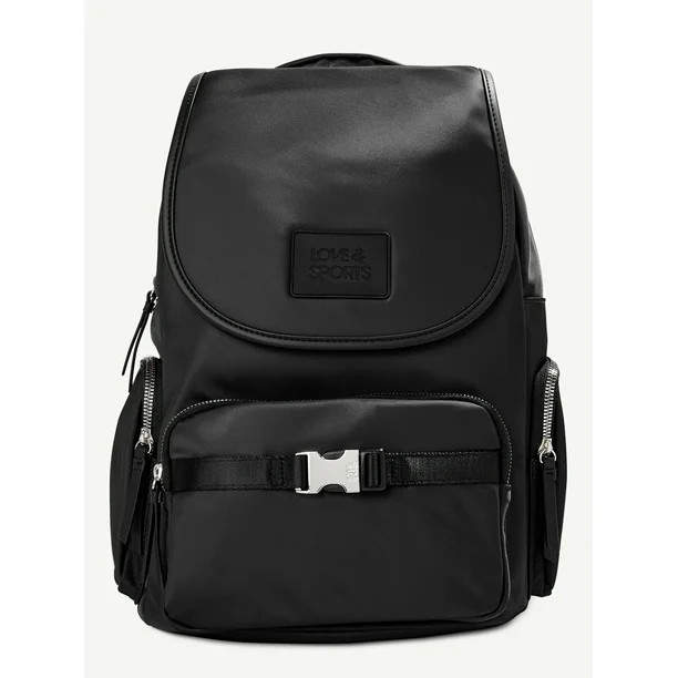 Love & Sports Women's Louie Backpack Black | Walmart (US)