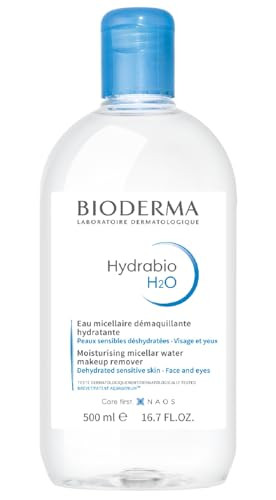 Bioderma - Hydrabio H2O - Micellar Water - Cleansing and Make-Up Removing - for Dehydrated Sensitive Skin , 16.91 Fl Oz (Pack of 1) | Amazon (US)