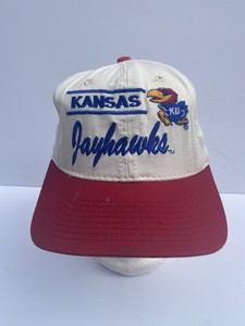 Vintage 90s Kansas University Jayhawks  trucker Embroidered Snap Back Hat USA  | eBay | eBay AU