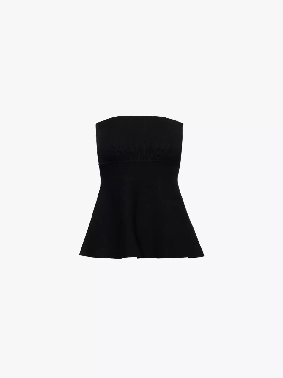 Agathe strapless knitted bustier top | Selfridges