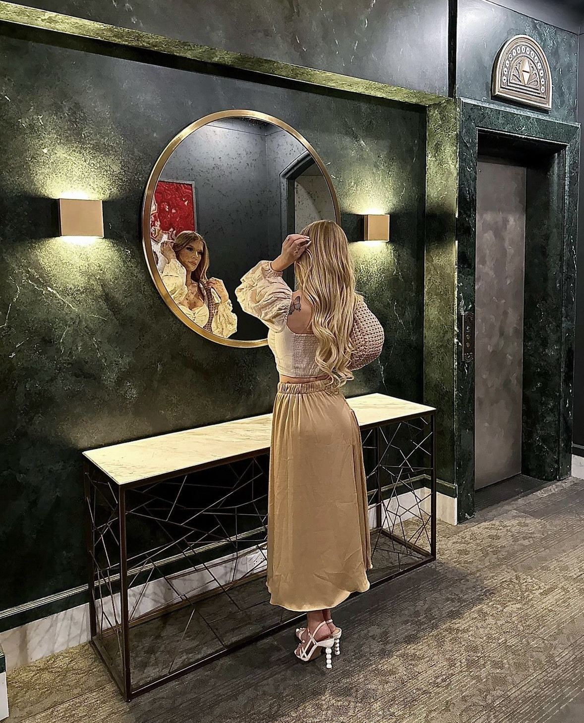 tell me im yours ♡ use my code for an additional 20% off your order angels: KATRINAMSAVE20 ♡
.
. #beigeoutfit #vacationoutfit #vacayoutfit #maxiskirt #wovenbag #puffsleeves 

#LTKstyletip #LTKworkwear #LTKsummer