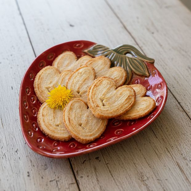Cottage Farmhouse Ceramic Strawberry Platter | Antique Farm House