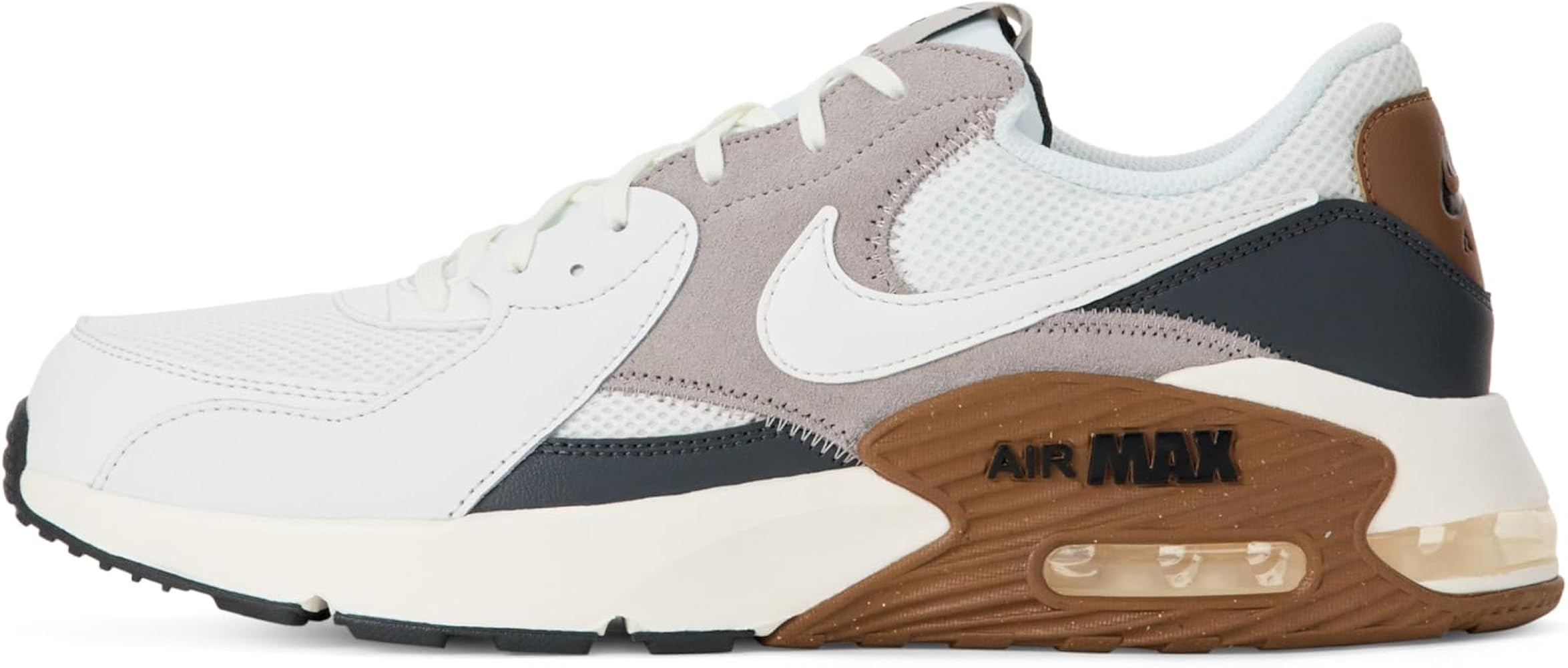 Amazon.com | Nike Men's Air Max Excee Shoes, Summit White/Summit White-Light British Tan, 12 | Fa... | Amazon (US)