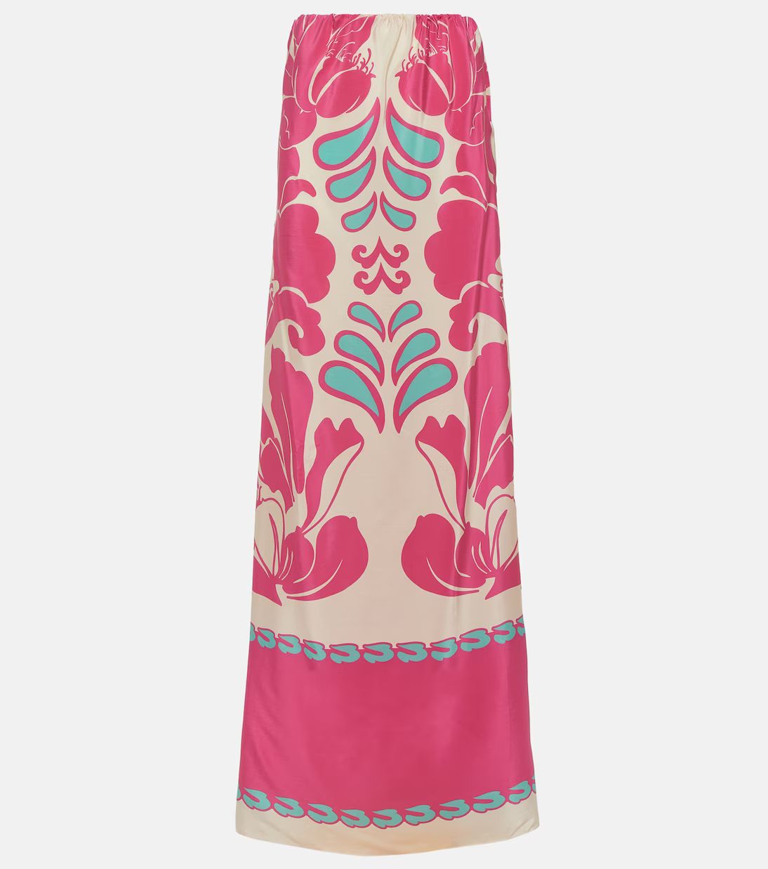 Strapless silk maxi dress | Mytheresa (US/CA)