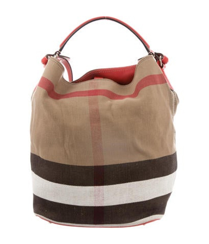 Burberry House Check Hobo Tan Burberry House Check Hobo | The RealReal