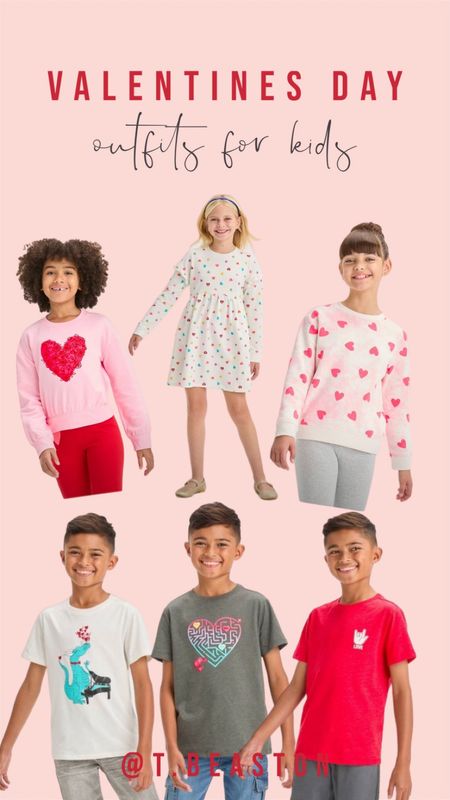 Valentines outfits for kids! 

#LTKkids #LTKSeasonal