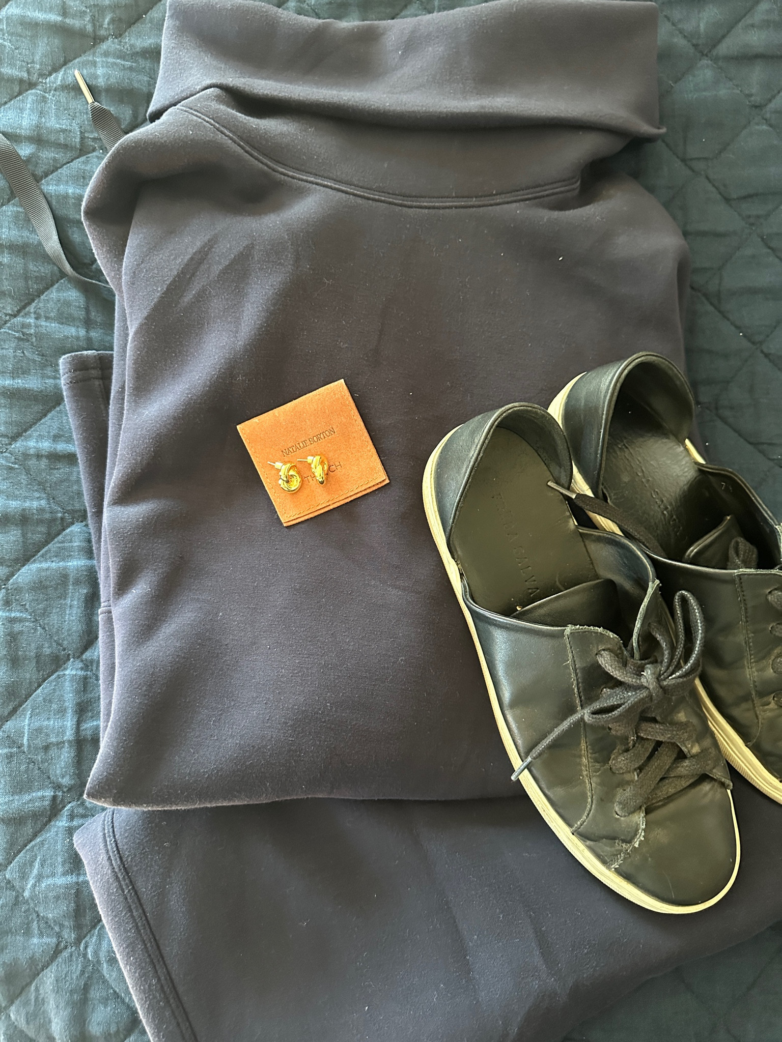 Travel outfit.
Always sneakers and Spanx Air Essentials.