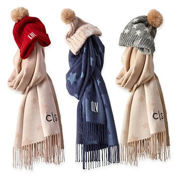 Star Blanket Scarf with Fringe | Mark and Graham