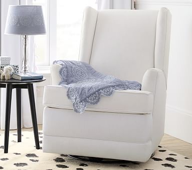 Modern Wingback Swivel Glider & Recliner | Pottery Barn Kids
