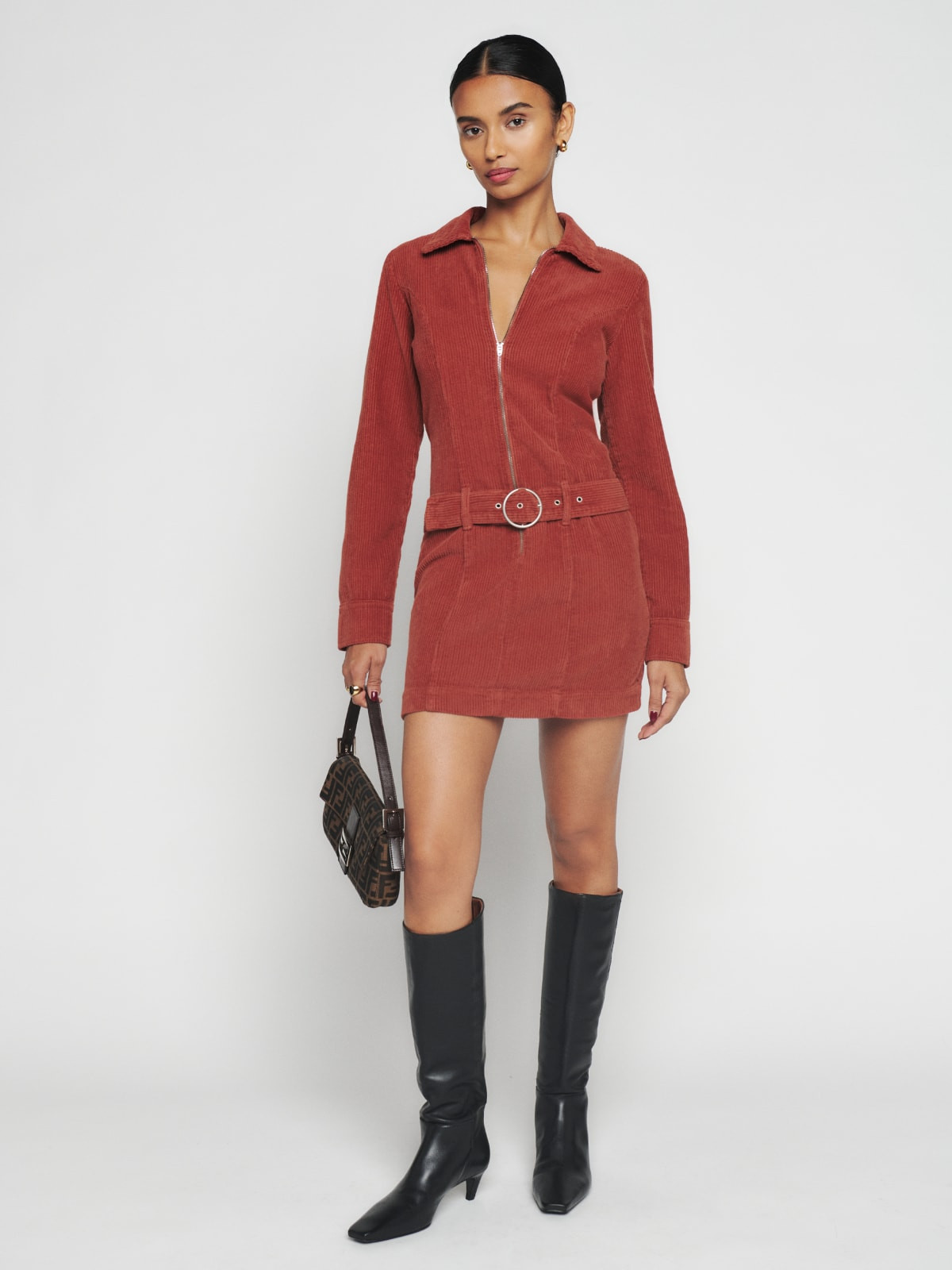 Nini Corduroy Dress | Reformation (Global)