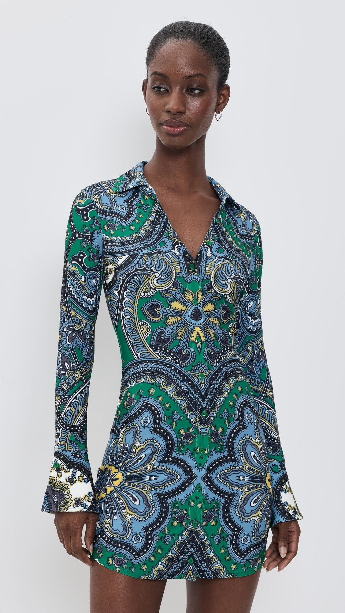 ALICE + OLIVIA Freya Fitted Waist Mini Dress | Shopbop | Shopbop