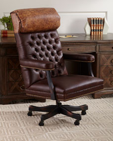 Barret Leather Office Chair | Horchow
