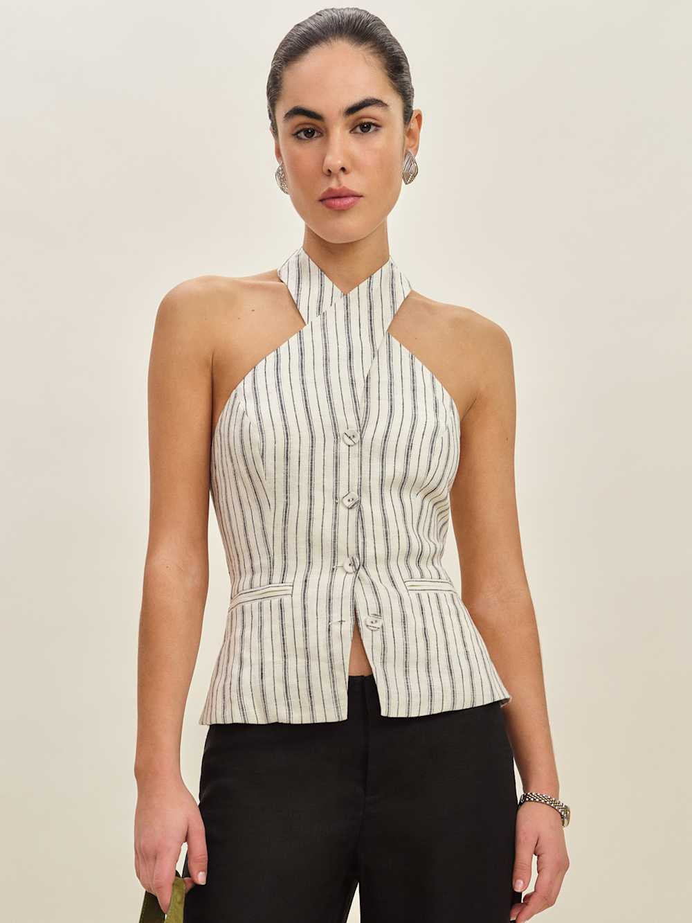 Tate Linen Top | Reformation (Global)