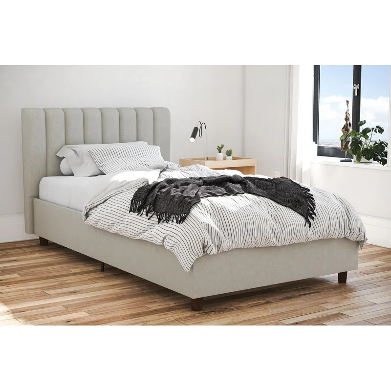 Brittany Tufted Upholstered Platform Bed | Wayfair North America