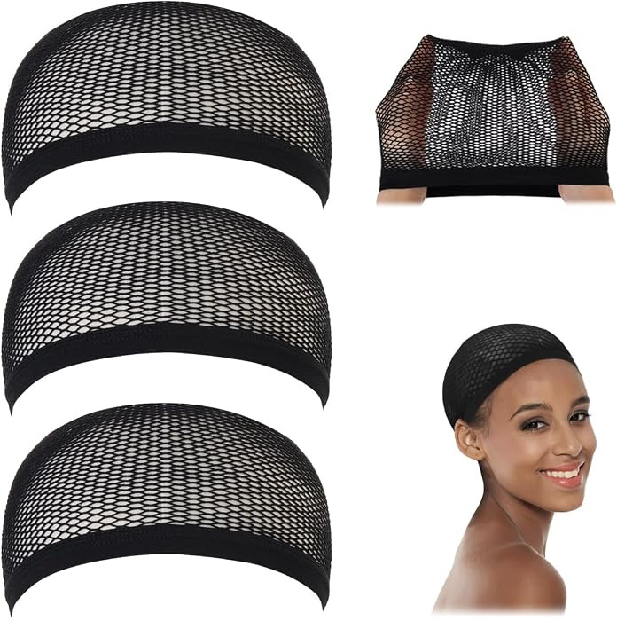 Tubi wig caps for overnight frizz-free wrapping, Fits curly hair, hats, helmets & cosplay, Breath... | Amazon (US)