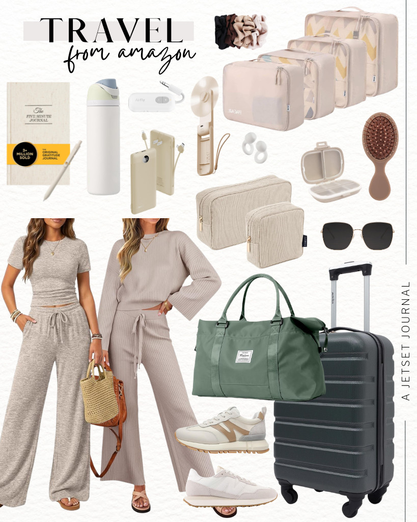 Have a look at the newest must-have travel gear and accessories I added to my Amazon Travel collection this week.

First on the list is Trendy Queen’s 2-piece lounge matching set because we all want a wrinkle-free outfit that is also stunning! I also love these sneakers from Somiliss that match the fit. And for the ultimate accessory, a trendy SOJOS sunnies! Don’t forget your travel essentials like this cute portable fan and hairbrush! 

 #LTKSeasonal #LTKU #LTKTravel