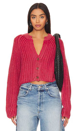 Sweet Nothing Cardi in Cherry | Revolve Clothing (Global)