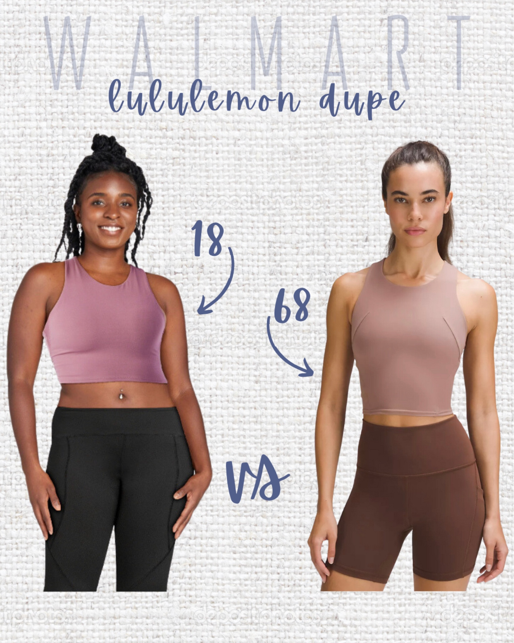 Lululemon Walmart tank dupe. Perfect crop top sports bra💖


Women’s Tank, Sports Bra, Wunder Train Tank Top, Affordable Activewear, Exercise Attire

#LTKfit #LTKunder50 #LTKFind