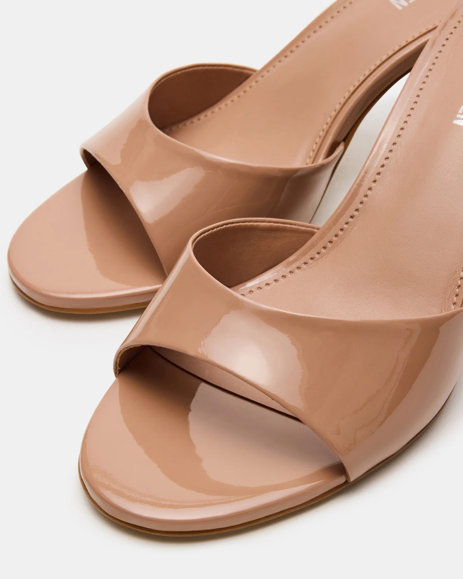 KENDRIX Blush Leather Women's Mule Heel | Steve Madden (US)