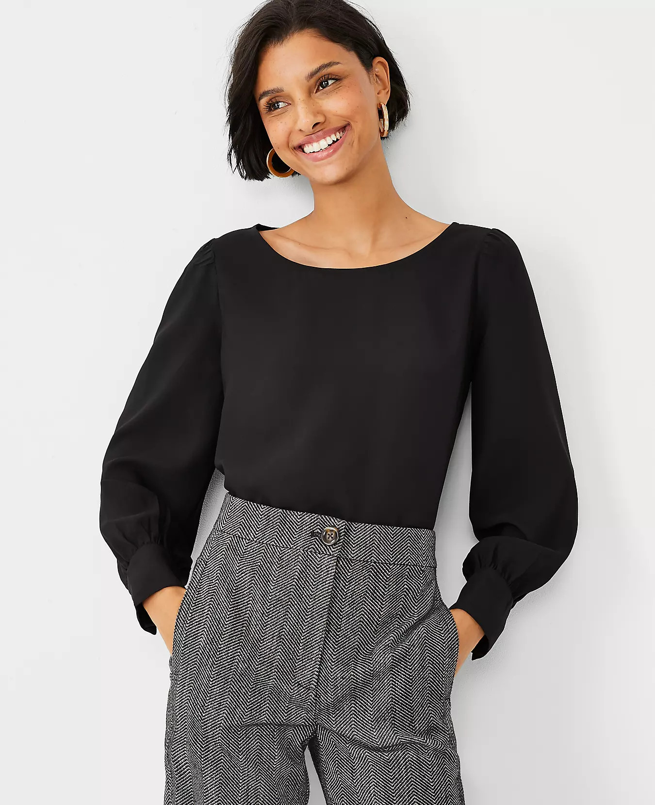 Boatneck Blouse | Ann Taylor (US)